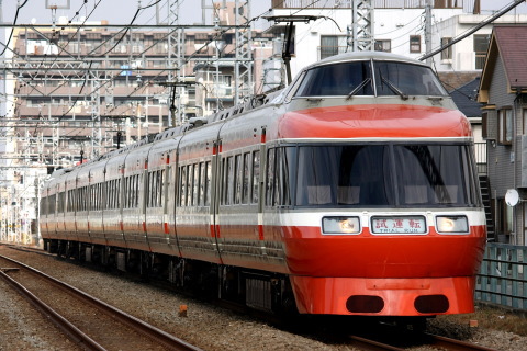 【小田急】7000形7004F（LSE旧塗装） 全線試運転を桜ケ丘～高座渋谷で撮影した写真