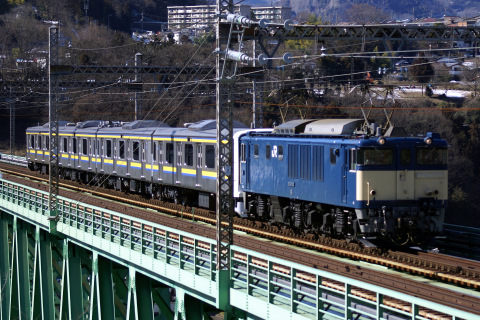 【JR東】209系マリC401編成 長野総合車両センター出場を猿橋～鳥沢で撮影した写真