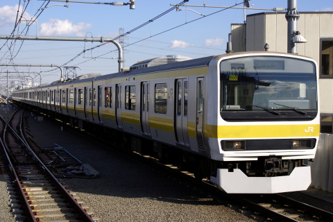 【JR東】209系ミツ503編成 試運転を東小金井駅で撮影した写真
