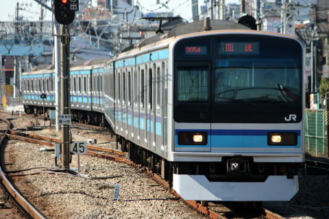 【JR東】E231系800番台ミツK1編成 東京総合車両センター入場を中野駅で撮影した写真