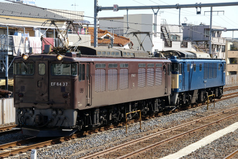 【JR東】EF64-37 高崎車両センターへの拡大写真