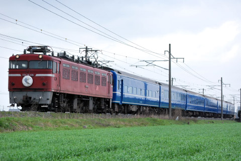 【JR九】14系客車使用団臨「リバイバルはやぶさ」運転の拡大写真