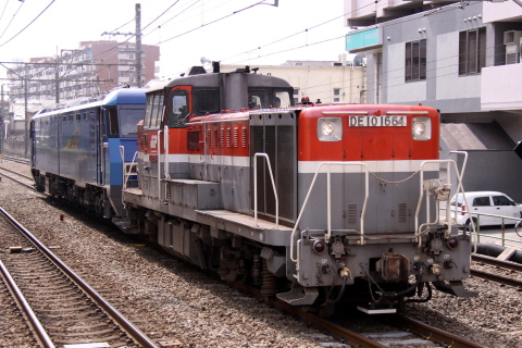 【JR貨】EH200-23 甲種輸送を西国分寺駅で撮影した写真
