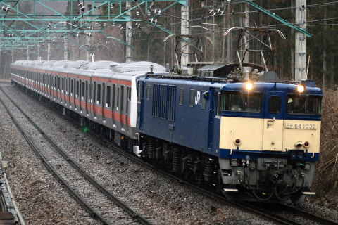 【JR東】E233系5000番代ケヨ502編成 配給輸送の拡大写真