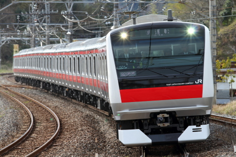 【JR東】E233系5000番台ケヨ501編成 試運転を大網駅で撮影した写真