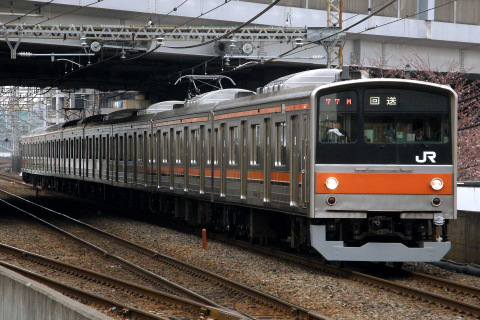 【JR東】205系ケヨM7編成 大宮総合車両センター出場 を武蔵浦和駅で撮影した写真