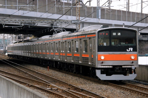 【JR東】205系ケヨM36編成 大宮総合車両センター出場を武蔵浦和駅で撮影した写真