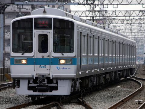 【小田急】1000形1065F 出場試運転を本厚木駅で撮影した写真