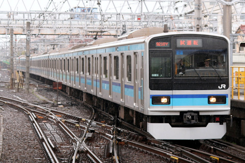 【JR東】E231系800番代ミツK2編成 試運転を津田沼駅で撮影した写真