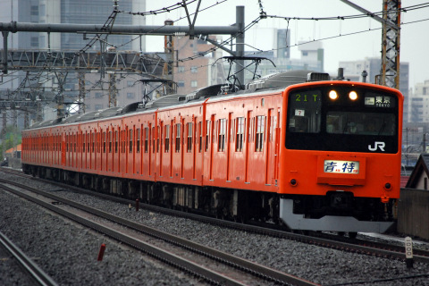 【JR東】201系トタH7編成 運用復帰を阿佐ヶ谷駅で撮影した写真