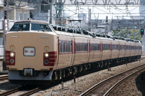 【JR東】183・189系田町車使用 特急「あずさ75号」運転を西荻窪駅で撮影した写真