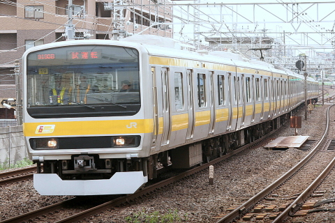 【JR東】E231系ミツ19編成 試運転を船橋駅で撮影した写真
