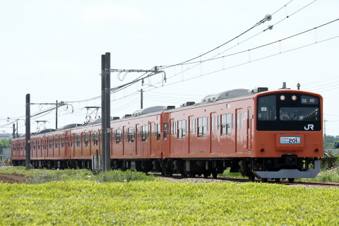 【JR東】 中央線201系トタH4編成 さよなら運転(5月16日)の拡大写真