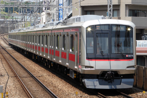 【東急】5050系5174F 試運転をあざみ野駅で撮影した写真