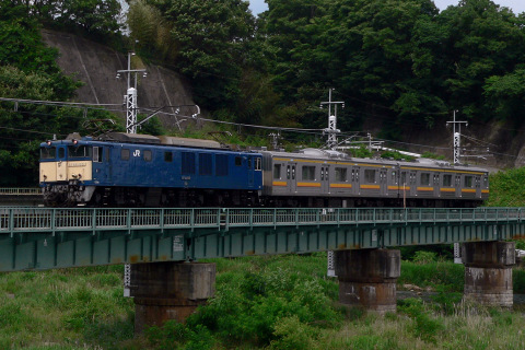 【JR東】205系元ナハ4編成中間2両 長野配給を塩崎～韮崎で撮影した写真