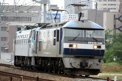 【JR貨】EF66-102 広島車両所へ回送の拡大写真
