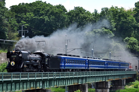 【JR東】D51-498牽引 快速「SLやまなし」運転（6月5日）を塩崎～韮崎で撮影した写真