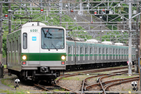 【メトロ】千代田線用6000系 乗務員訓練による貸出を松戸車両センター付近で撮影した写真