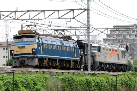 【JR東】EF510-510 甲種輸送を高槻～島本で撮影した写真