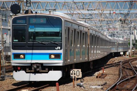 【JR東】E231系ミツK6編成 東京総合車両センター出場を三鷹駅で撮影した写真