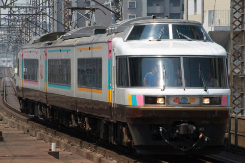 【JR東】485系『NO.DO.KA.』使用団体臨時列車運転を北朝霞駅で撮影した写真