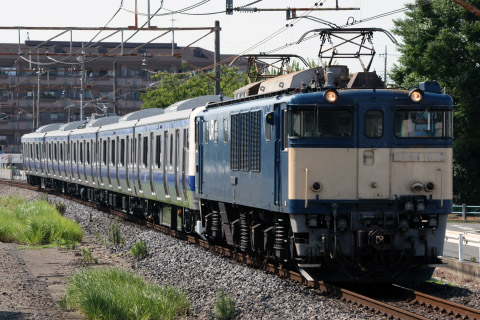 【JR東】E531系カツK468編成 配給輸送を行田駅で撮影した写真