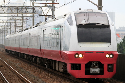 【JR東】E653系カツK305編成使用 TDR臨運転を市川塩浜駅で撮影した写真