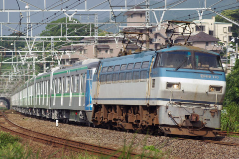 【メトロ】千代田線用新型車両16000系 甲種輸送の拡大写真