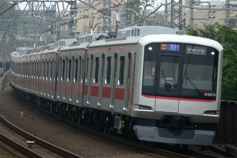 【東急】5050系5170F 営業運転開始を多摩川駅で撮影した写真