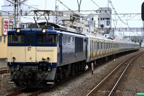 【JR東】元山手線用サハE230形500番代（6扉車） 配給輸送を西荻窪駅で撮影した写真