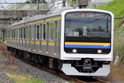 【JR東】209系マリC416編成 幕張車両センターへ回送を東川口駅で撮影した写真