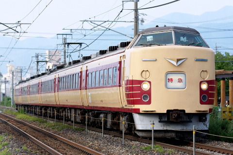 【JR東】183系OM103編成使用 特急「あずさ80号」運転を南松本～平田で撮影した写真