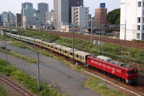 【JR東】山手線用サハE231形600・4600番代 配給輸送(8月18日)の拡大写真