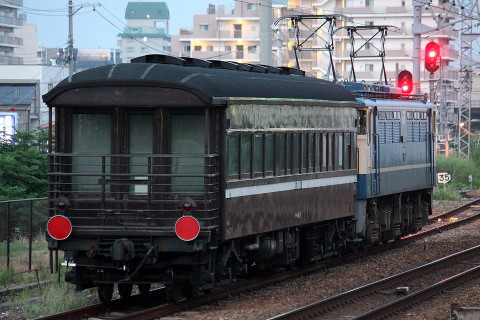 【JR西】マイテ49-2 網干総合車両所出場を西宮駅で撮影した写真