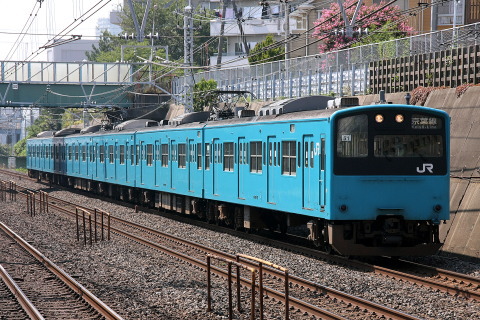 【JR東】201系ケヨ51編成 豊田車両センターから返却を東船橋駅で撮影した写真