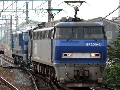【JR東】EF510-512 甲種輸送を高槻駅で撮影した写真