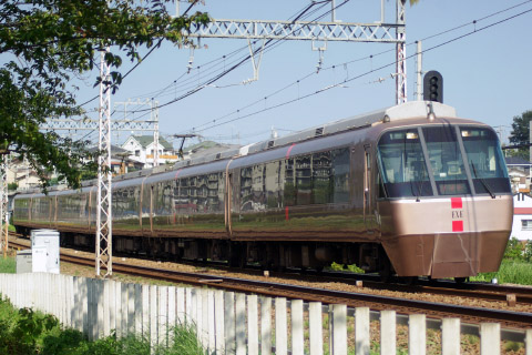 【小田急】30000形30256F(EXE) 試運転 - 伊勢原～鶴巻温泉にて撮影