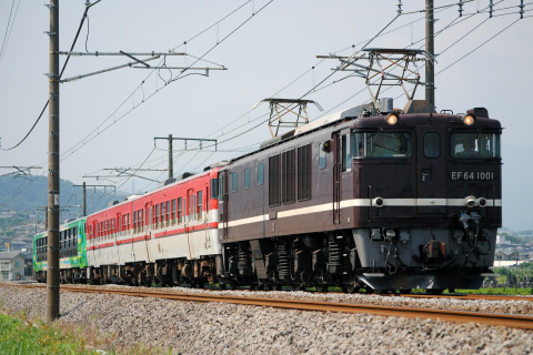 【JR東】キハ48形『風っこ』＋キハ47形新津車 配給輸送の拡大写真