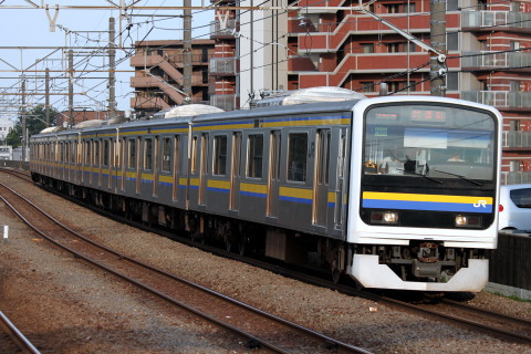 【JR東】209系マリC603編成 武蔵野線内試運転を新座駅で撮影した写真