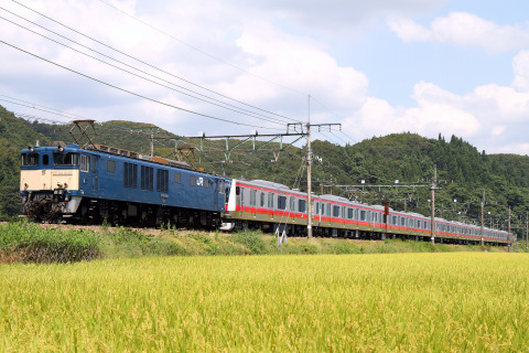 【JR東】E233系5000番代ケヨ509編成 配給輸送を小出～八色で撮影した写真