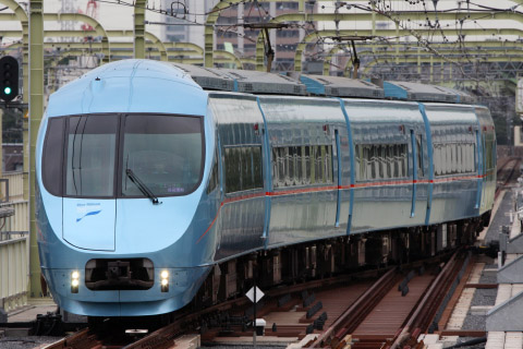 【小田急】60000形60252F(MSE)使用 団体臨時列車運転を登戸駅で撮影した写真