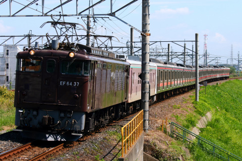 【JR東】205系ケヨY1編成 配給輸送を吉川駅で撮影した写真