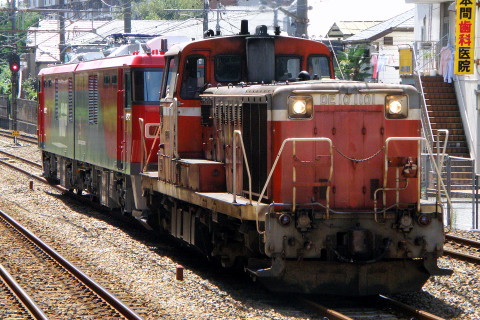 【JR貨】EH500-70 甲種輸送を西国分寺駅で撮影した写真