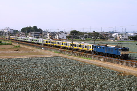 【JR東】山手線用サハE231形600・4600番代 配給輸送（9月21日）の拡大写真