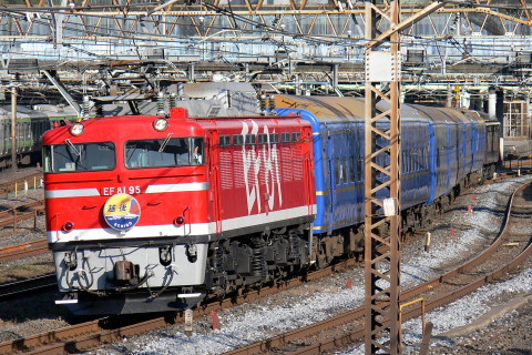 【JR東】24系青森車使用 団体臨時列車運転を尾久～上野で撮影した写真
