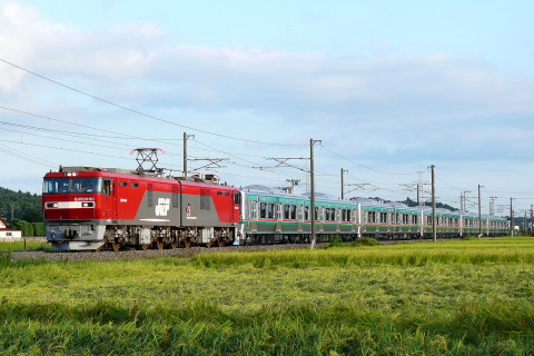 【JR東】E721系センP40＋41＋42＋43＋44編成 甲種輸送