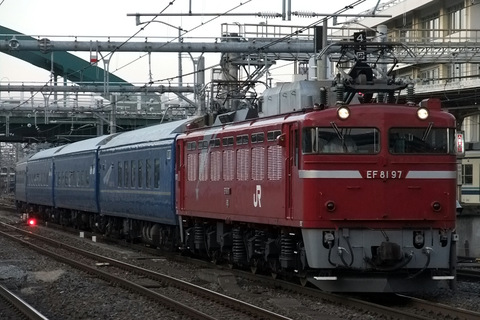 【JR東】24系EL転換 訓練（11日）を大宮駅で撮影した写真
