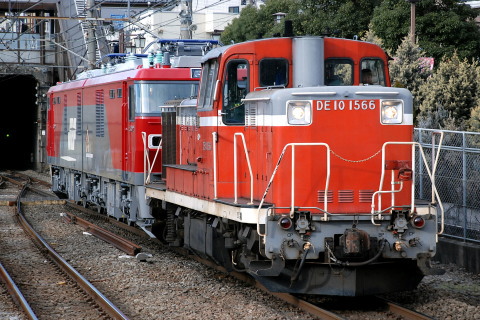 【JR貨】EH500-72 甲種輸送を府中本町駅で撮影した写真
