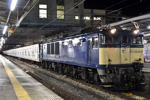 【JR東】203系マト62編成 長野配給を松本駅で撮影した写真