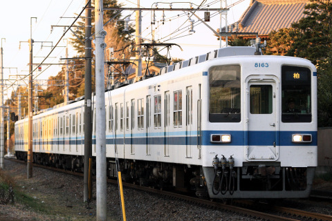 【東武】8000系8163F 野田線で営業運転開始の拡大写真